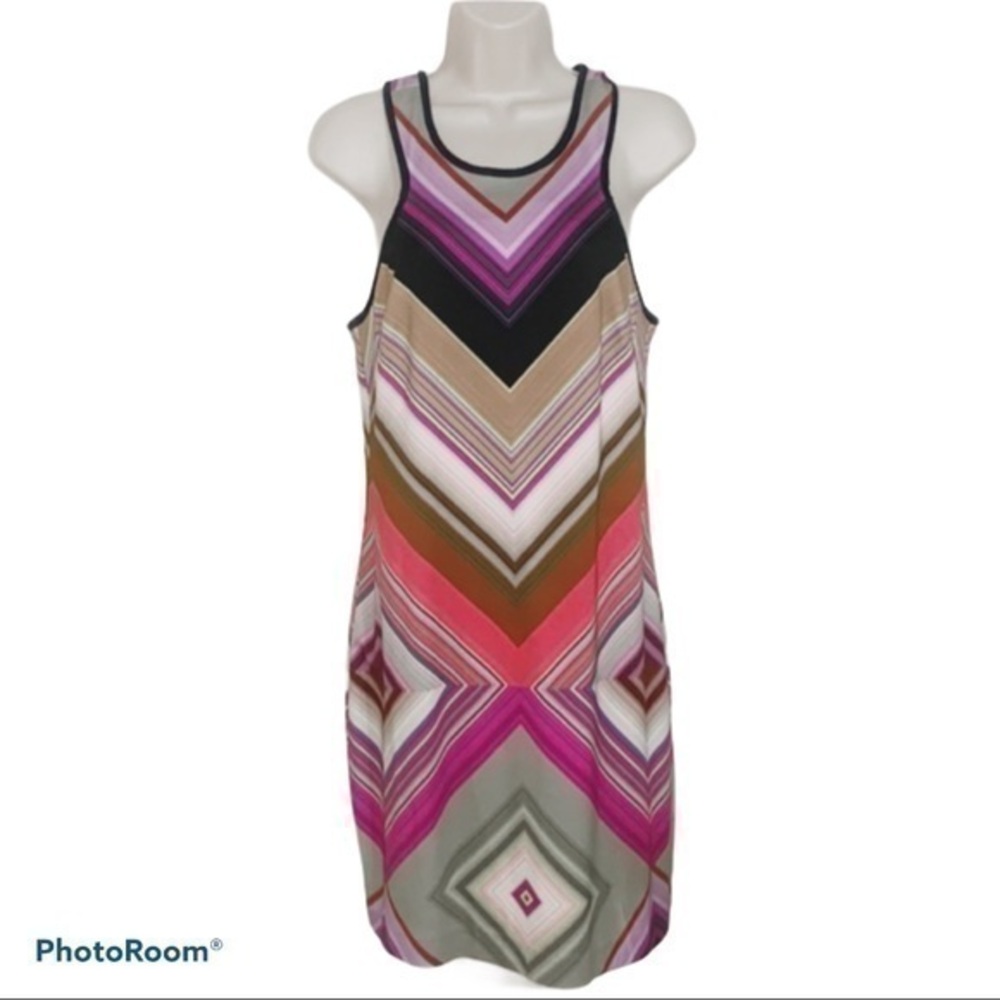▶️ Trina Turk ◀️ Geometric Sleeveless dress